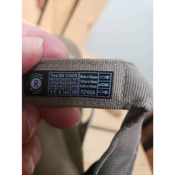 Teva Women's Zymic Adjustable Sandals Green Size 11 - Picture 13 of 13